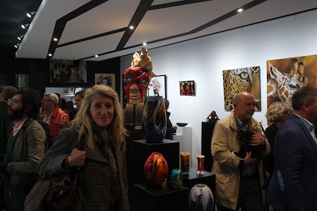 Soirée d'inauguration de la galerie Beart de Chartres vernissage